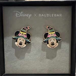 BaubleBar Disney Minnie Mouse Colorful Witch Hat Earrings